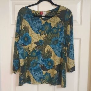 JM Collection Blouse Size Large